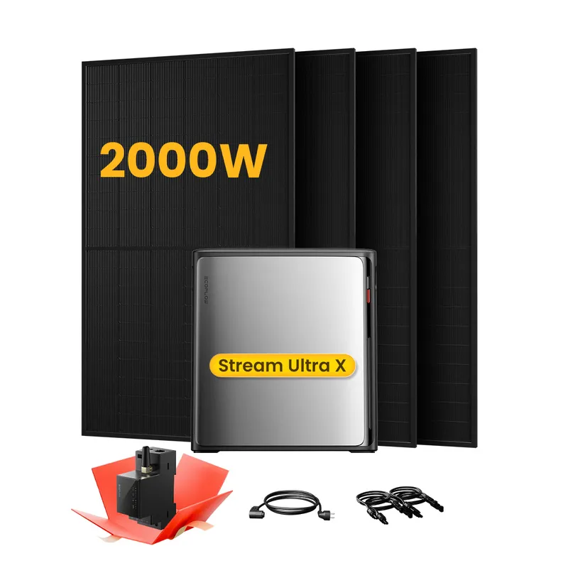 EcoFlow EcoFlow Stream Ultra X, All-in-One Speicher für Balkonkraftwerke, mit 4 x 500 Bifaziale Solarmodule, by Powerness - Stream Ultra X | 3840Wh / Gratis Smart Meter / Standardversand – Produktbild 1 von 1