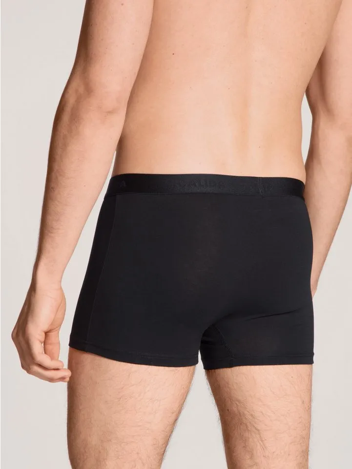CALIDA CALIDA Boxershorts Natural Benefit (3er Pack) Single Jersey-Qualität, elastisch, Schwarz, – Produktbild 4 von 5
