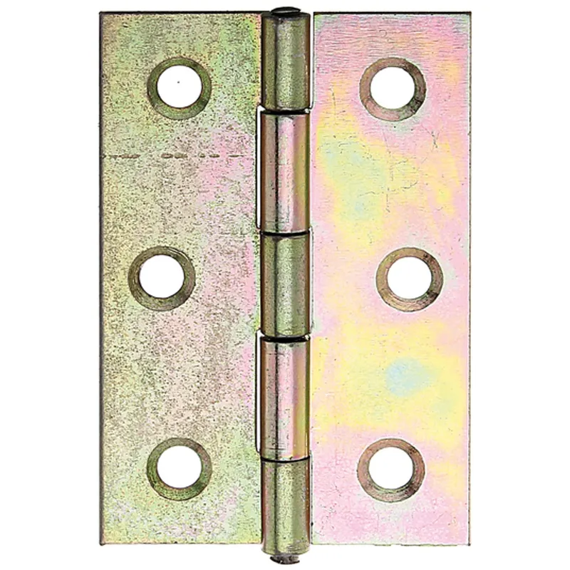 Alberts ALBERTS Scharnier, galv. gelb verzinkt, LxB 63x43 mm – Produktbild 1 von 1
