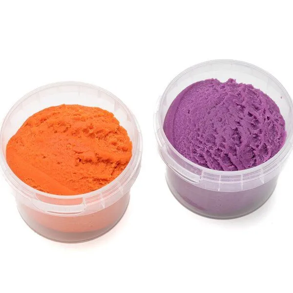 neogrün neogrün Easy-Knete 2er Set "Suri", Orange/violett, – Produktbild 1 von 5