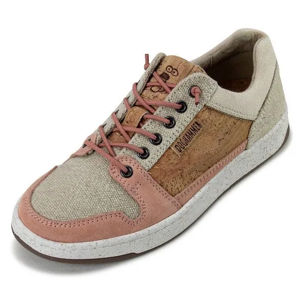 Doghammer Doghammer Nachhaltiger Sneaker mit recyceltem Kork für Damen - Natural Commuter, Peach (rosa), – Produktbild 2 von 4