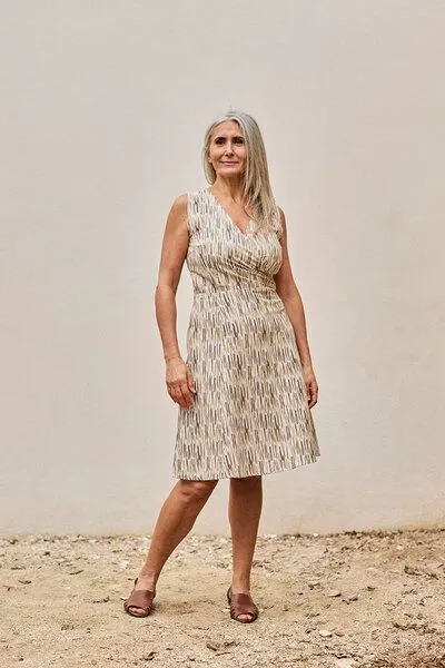 TIRALAHILACHA TIRALAHILACHA Fara Dress, Beige, – Produktbild 1 von 3