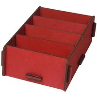 WERKHAUS WERKHAUS Visitenkartenbox, Dunkelrot, – Produktbild 1 von 1