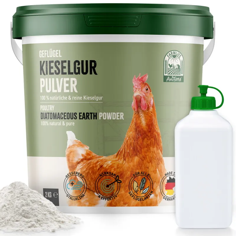 AniForte AniForte Kieselgur Pulver inkl. Stäuberflasche 2kg – Produktbild 1 von 2
