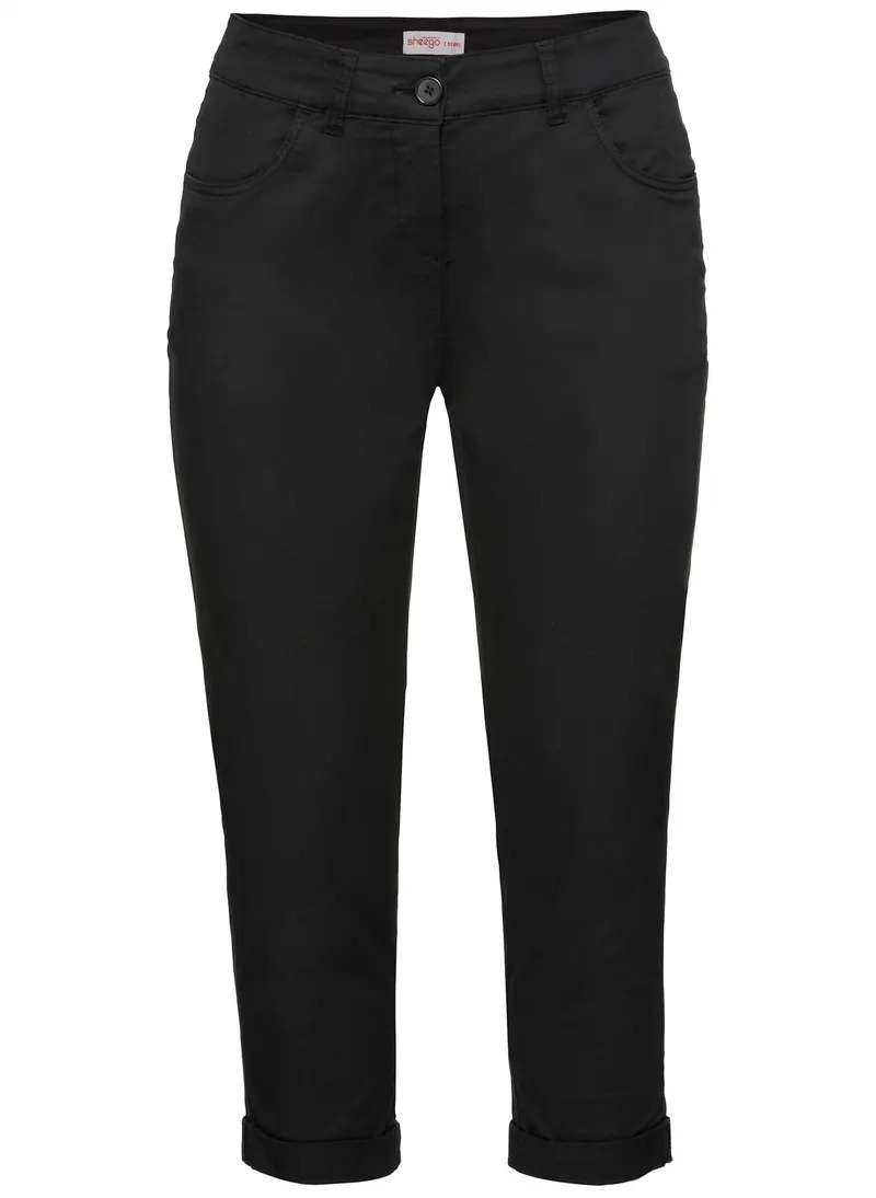sheego 7/8-Hose schwarz, Schwarz, – Produktbild 2 von 2