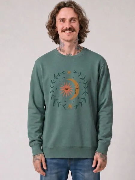 watapparel watapparel Sweatshirt Unisex Love and flex, Green bay, – Produktbild 2 von 2