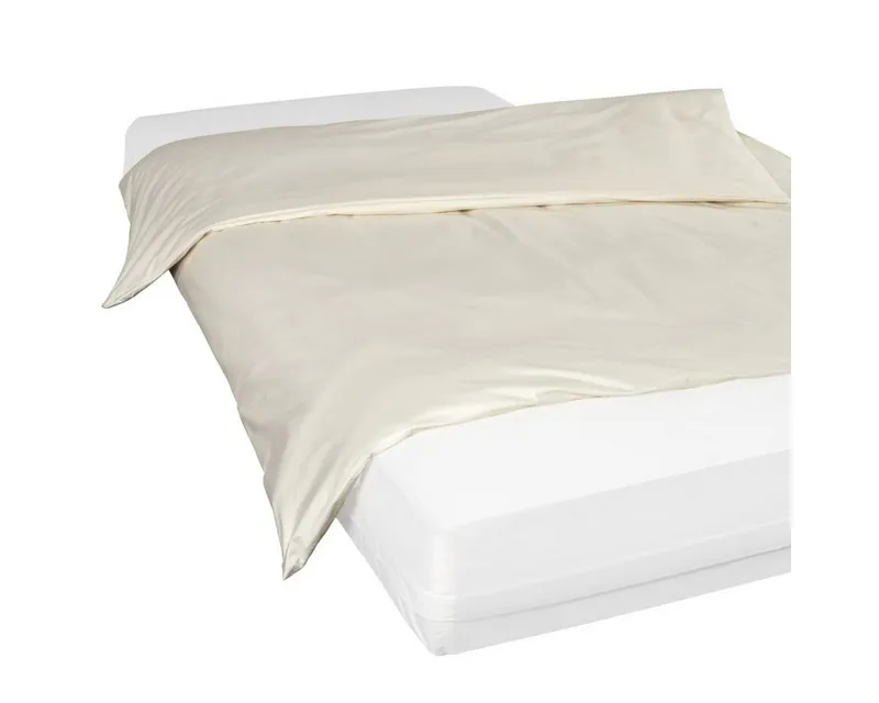 Encasing Bio Cotton Softsan, Milbenschutzbezug für Bettdecken, Beige, – Produktbild 5 von 5