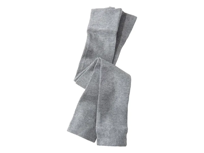 grödo Kinder Leggings Bio-Baumwolle grau-melange Gr.1-2, Grau, – Produktbild 1 von 1