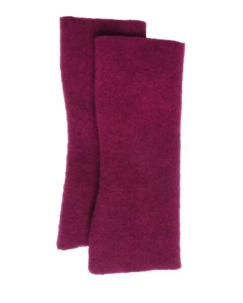 Reiff Reiff Strick Schurwoll-Fleece Armstulpen kbT-Schurwolle, Beere, – Produktbild 2 von 2