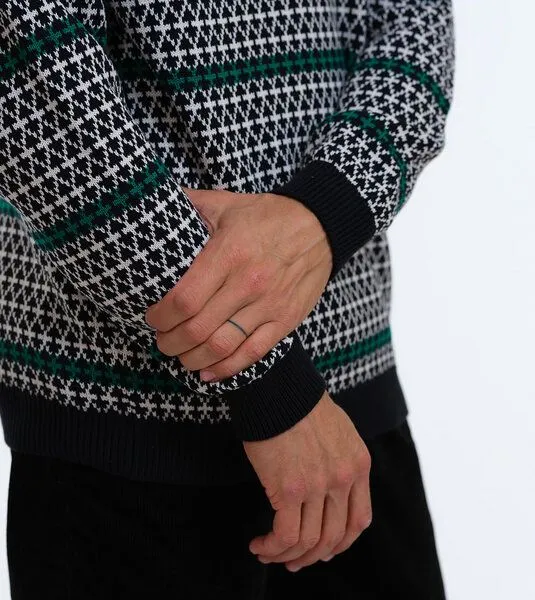 Gary Mash GARY MASH Strickpullover James aus Biobaumwolle, Muster (mehrfarbig), – Produktbild 3 von 4