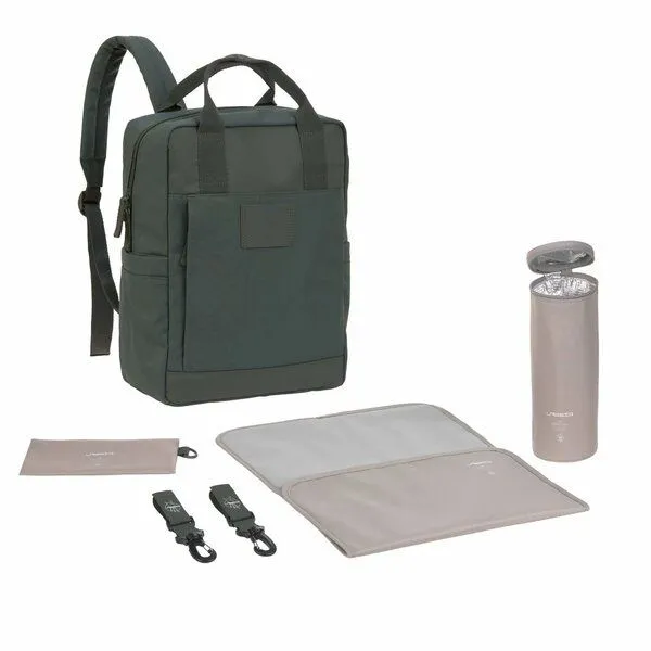 Lässig Lässig Green Label Wickelrucksack -Vividal Backpack, Dunkelgrün, – Produktbild 2 von 4