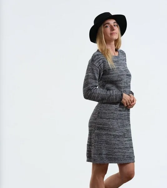 Gary Mash GARY MASH Strickkleid Lake Alma aus Biobaumwolle, Mélange (grau), – Produktbild 3 von 4