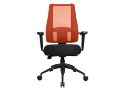 Topstar Topstar Bürodrehstuhl "Lady Sitness Deluxe" mit Armlehnen und Kunststofffußkreuz orange – Produktbild 1 von 1