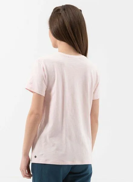 ORGANICATION ORGANICATION T-Shirt aus Bio-Baumwolle mit Riesenrad-Print, Powder, – Produktbild 4 von 4