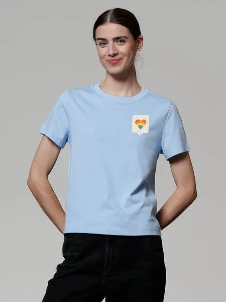 watapparel watapparel T-Shirt Frauen Von Herzen, Blue soul, – Produktbild 2 von 4