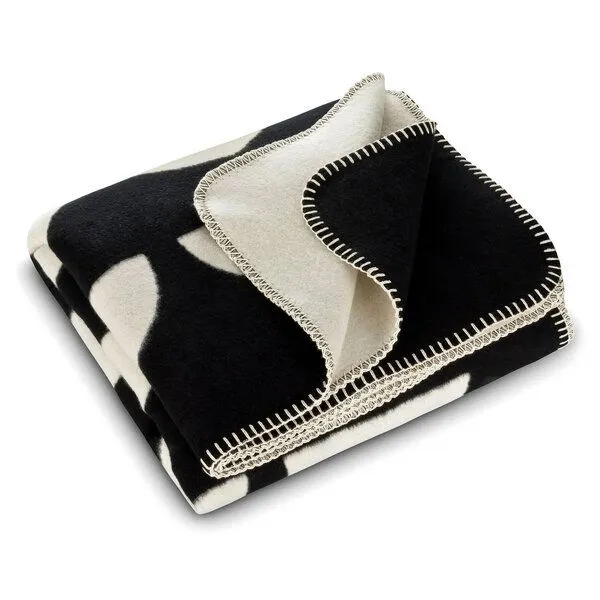 RIEMA Germany RIEMA Germany Kuscheldecke aus Bio-Baumwolle JORIS, Schwarz, – Produktbild 1 von 4