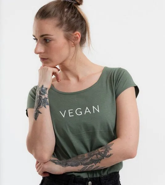 Gary Mash GARY MASH Shirt Asheville VEGAN aus Biobaumwolle, Olivgrün, – Produktbild 3 von 4