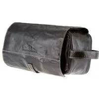 Alpenleder Alpenleder Kulturtasche ROLL-UP, Ebenholz, – Produktbild 1 von 1