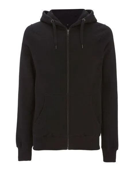 Earth Positive Earth Positive Unisex Zip-UP Hoody Jacke Bio Baumwolle, Schwarz, – Produktbild 1 von 2