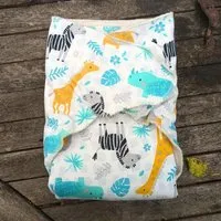 Glückswindel Glückswindel Flat-Wrap-Windel, Dschungel, – Produktbild 1 von 1