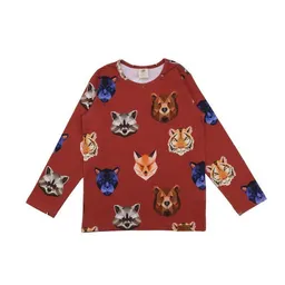 Walkiddy Baby Langarmshirt GOTS zertifiziert – Bio-Baumwolle, Rot mit Tiermotiven, weich & bequem | Walkiddy – Produktbild 1 von 1