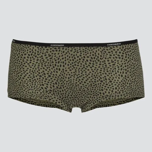comazo|earth comazo|earth Fairtrade Panty | GOTS zertifiziert, Olive bedruckt, – Produktbild 3 von 4
