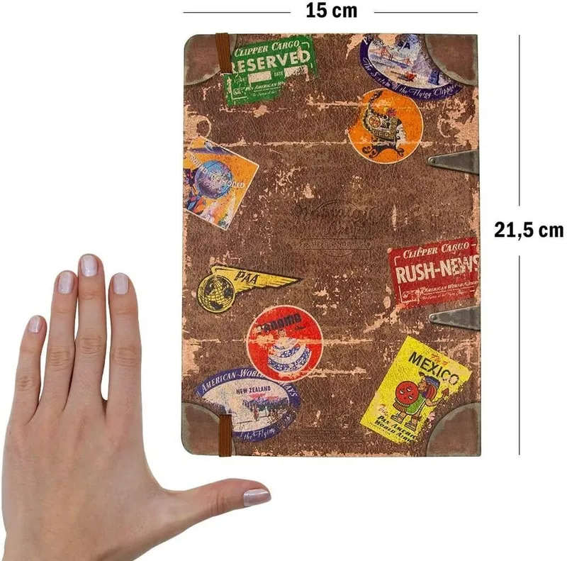 Nostalgic-Art Notizbuch DIN A5 Notizbuch - Pan Am Travel – Produktbild 3 von 4