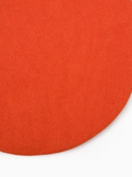 myfelt myfelt Flachfilz Sitzauflage (⌀ 36 cm, 36 x 36 cm), Rotorange (mats), – Produktbild 3 von 4