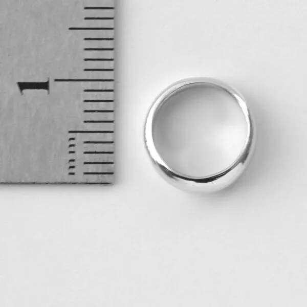 BELLYBIRD Jewellery BELLYBIRD Jewellery Halskette - Taufring, Anhänger/ 925 Sterlingsilber – Produktbild 3 von 7