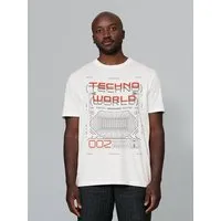 watapparel watapparel T-Shirt Unisex Technoworld, Off white, – Produktbild 1 von 1