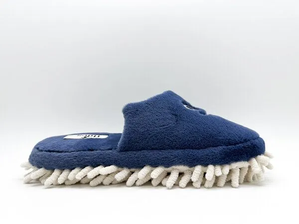 thies Veganer "thies ® Eco Monstimop Slipper" aus kuscheligem recyceltem PES, Navy, – Produktbild 4 von 5