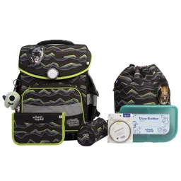 School-Mood School-Mood Timeless Pro 7-tlg. Schulranzenset Finn (Raubkatze) – Produktbild 1 von 1