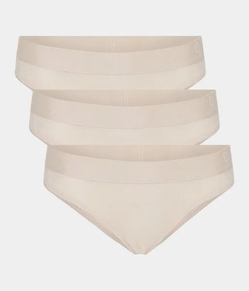 Copenhagen Bamboo 3 Stück cremefarbene Bambus-Tai-Slips – Produktbild 1 von 4
