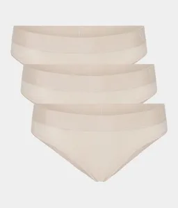 Copenhagen Bamboo 3 Stück cremefarbene Bambus-Tai-Slips – Produktbild 1 von 1