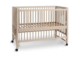 tiSsi® Beistell- und Babybett Hajo Buche 120 x 60 cm, seiden-beige – Produktbild 1 von 1