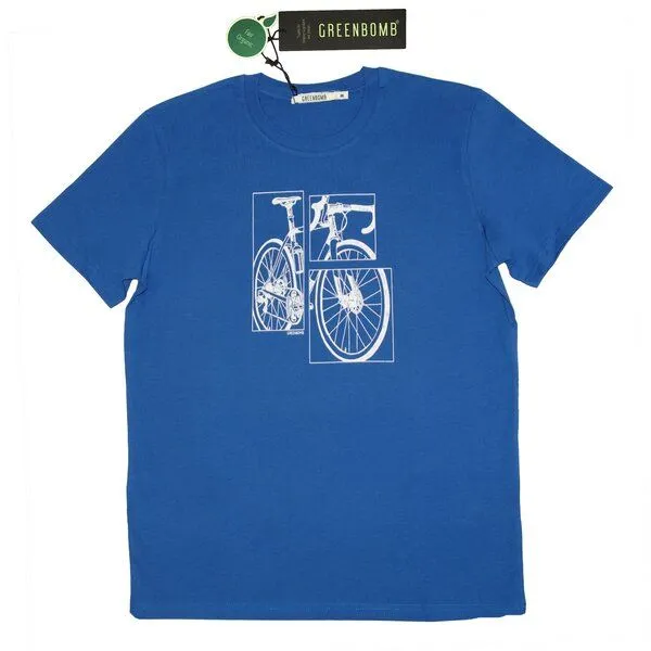 GreenBomb GREENBOMB Bike Cut Guide - T-Shirt für Herren, Blau (surf blue), – Produktbild 1 von 1