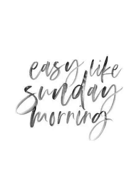 Photocircle Photocircle Poster / Leinwandbild - Easy Like Sunday Morning No3 – Produktbild 1 von 4