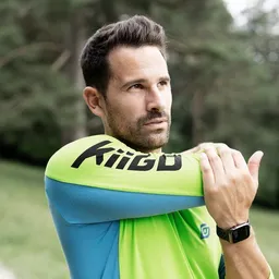 KiiGO Herren Sport Langarmshirt - Limepunch Grün – Produktbild 1 von 1