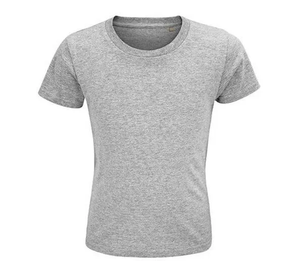 Sol's Sol's Kinder/Jugend T-Shirt von bis 152 aus Bio - Baumwolle Vegan, Grey melange, – Produktbild 1 von 3