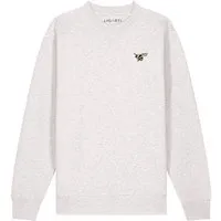 LIGARTI Bestickter Pullover – Brumhilde – LIGARTI Tiermanufaktur, Hellgrau, – Produktbild 2 von 4