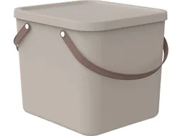 rotho rotho Aufbewahrungsbox 'ALBULA' mit Henkel, 40 l, cappuccino – Produktbild 1 von 1