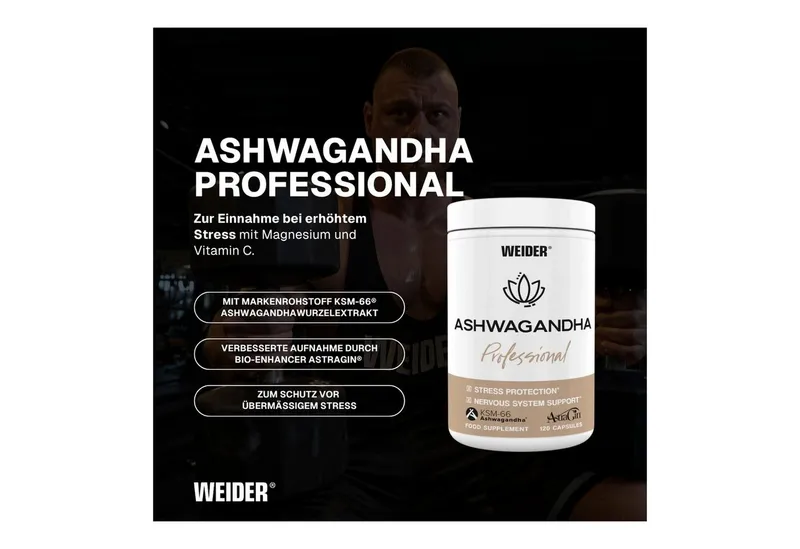 Weider Weider Ashwagandha Pro Capsules Kapseln – Produktbild 2 von 5