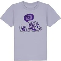 päfjes päfjes Hey! Oskar Otter - Fair Wear Bio Kinder T-Shirt - Lavendel/Lila – Produktbild 1 von 1