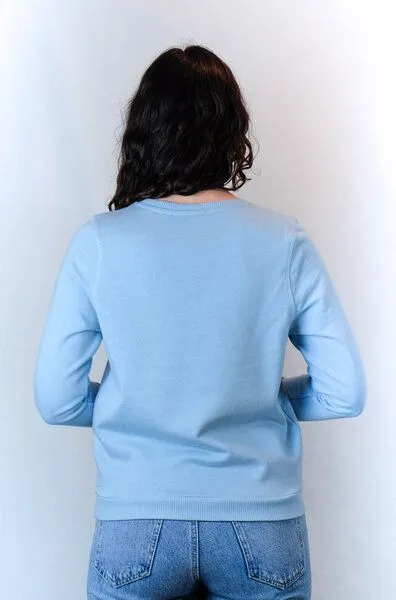 Diamond-Army Diamond-Army Sky Blue Pullover – Produktbild 1 von 2