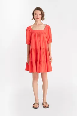 Neu Nomads Neu Nomads Damen vegan Minikleid Square Neck Ocean Blau – Produktbild 1 von 1