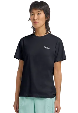 Jack Wolfskin Jack Wolfskin Essential T-shirt Women T-Shirt aus Bio-Baumwolle Damen M blue – Produktbild 1 von 1