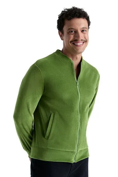 Leela Cotton Leela Cotton Unisex Jacke, Waldgrün, – Produktbild 2 von 6