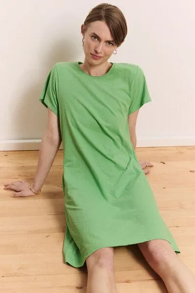 Tranquillo Tranquillo Jerseykleid Inoaa aus Leinen - peppermint green – Produktbild 6 von 6