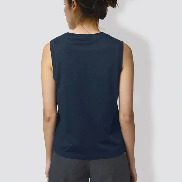 little kiwi little kiwi Damen Tanktop, „Fuchs“, Blau-navy, – Produktbild 3 von 3