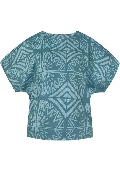 Global Mamas Global Mamas Bio Bluse - CREW - Adobe, Radiance (teal), – Produktbild 1 von 3